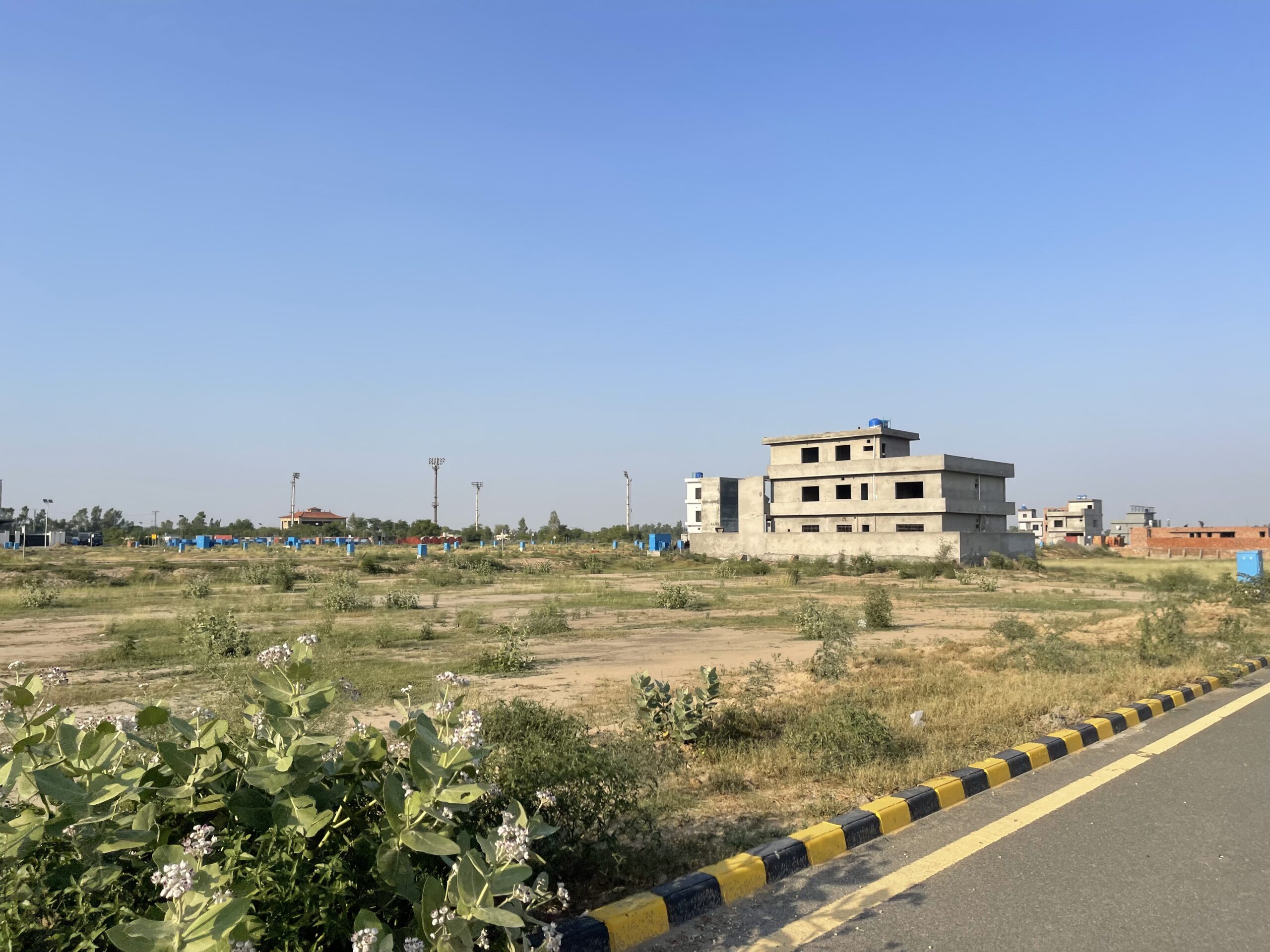 Cost of Land 10 Marla Plot for Sale Back of Kunhaar Road in CC Block LDA City Lahore