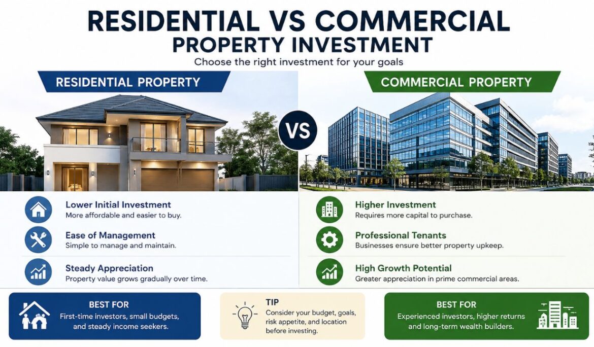 Residential vs Commercial Property